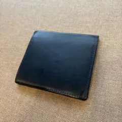 abrAsus 薄いマネークリップ ブッテーロ レザー　ブルー