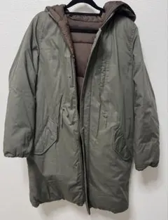 ozoc リバーシブルモッズコート　キルティングコート