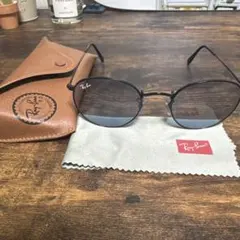 最新！正規品RayBanラウンドメタル RB3447　002/64 ブルーグレー
