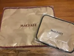 新品未開封　MACHATTマチャット トラベルポーチ2個セットノベルティ