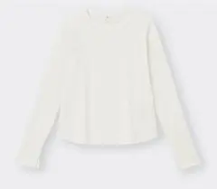 GU ソフトリブクルーネックT(長袖)