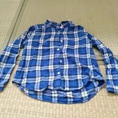 UNIQLO チェック柄 長袖シャツ 120cm