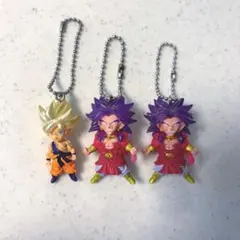 ドラゴンボール　UDM ガチャ　キーホルダー　ブロリー　孫悟空