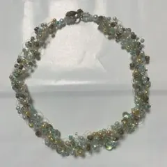 手作りビーズアクセサリー　ネックレス
