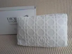 Dior Snow ホワイトポーチ
