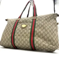 GUCCI グッチプラス ボストンバック シェリーライン GGプラス ベージュ