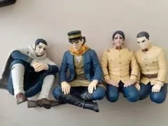 ゴールデンカムイ　ちょこのせフィギュアセット　鯉登　月島　尾形杉元のサムネイル