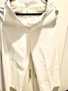 【再値下げ/未使用に近い】PLSTプラステ 白ワイドパンツ
