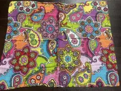 レトロなカラフルペイズリー柄クッションカバー