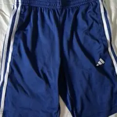 adidas 青 ハーフパンツ 160