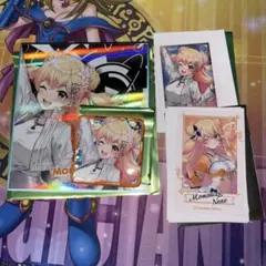 桃鈴ねね　色紙　チェキ風カード　缶バッジセット　ホロライブエキスポ