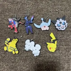 ポケモン ガチャガチャキーホルダー 7個セット