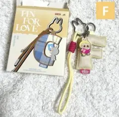 ラブブ PINFORLOVE イニシャル アルファベット　F ポップマート