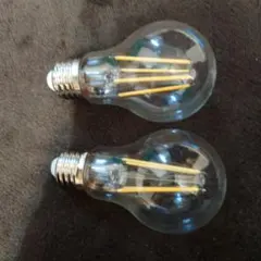 LED電球 60W形相当 電球色 フィラメント電球 A60 6W