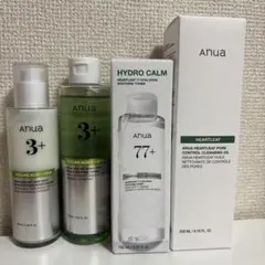 新品ANUA(アヌア)クレンジングオイル 化粧水トナー 保湿クリーム4本 
