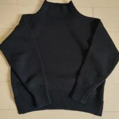 MHL, ダークブラウン タートルネックニット