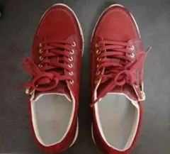 Giano Valentino スニーカー レッド 星柄 ジップのサムネイル