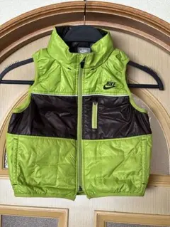Nike ダウンベスト オリーブグリーン リバーシブル 130 - メルカリ
