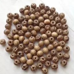 ウッドビーズ☆8mm ナチュラル　100個