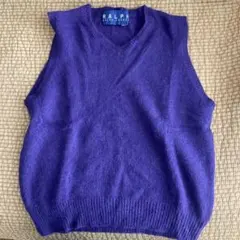 Ralph Lauren 紫色 Vネック ベスト