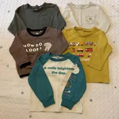 ※水通しのみ　西松屋　長袖Tシャツ　80センチまとめ売り