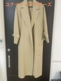ユナイテッドアローズ　ベージュ ロングトレンチコート