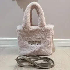 FURFUR エコファートートバッグ ピンク