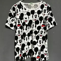 90's ミッキー 総柄 Tシャツ Disney Friend Mickeyのサムネイル
