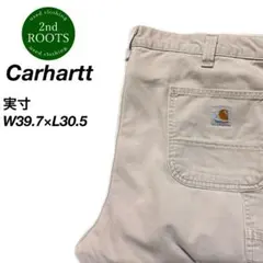 a504【used】Carhartt カーハート　ワークパンツ