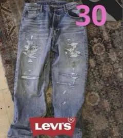501 Loose Crash & Repair Denim ビームス限定 30のサムネイル