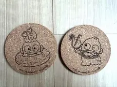 ハンギョドン コルクコースター 2点セット