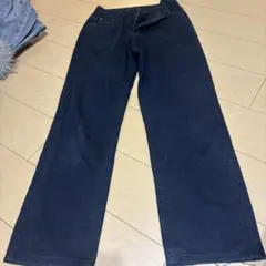 ダークブルーストレートレッグデニム