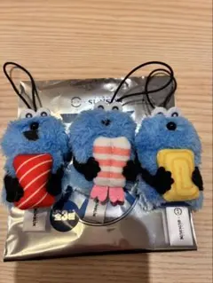 パペットスンスン✖️スシローマスコット 指人形マスコットコンプリート！ピック付き！