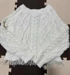 セレクトモカ　ニット　白