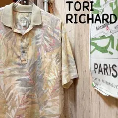 TORIRICHARD ハワイ製プルオーバーアロハシャツ L 古着 (2484)