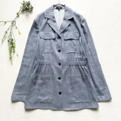 【極美品】セオリー　リネン混 ジャケット　ライトアウター　2025SS