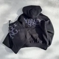 【在庫なし】Younger Song ヤンガーソング セットアップ 黒