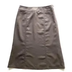 セーヌドゥー タイトスカート モカブラウン M 微光沢 テンセル 東京スタイル