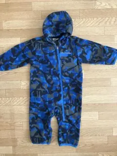 Columbia フード付きロンパース 6-12ヶ月　フリース　秋冬用