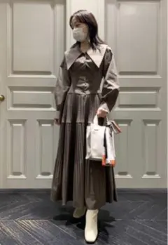 ビックカラーシャツワンピース♡