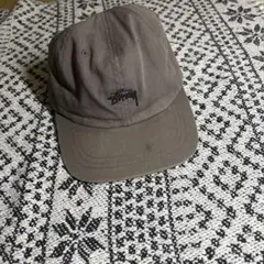 Stussy ブラック　キャップ フェード