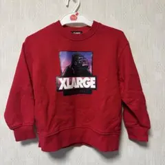 16日まで専用ページ！ XLARGE 赤 トレーナー 110cm ゴリラプリント