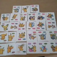ポケモンパンシール ピカチュウ多数セット