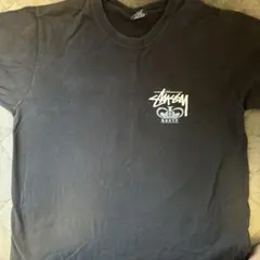 Stüssy 黒 長袖シャツ ロゴ入り