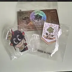 山下健二郎ピンバッジ+フラッグアクセサリー