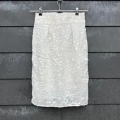 EPOCA エポカ　総レース　刺繍　スカート　38