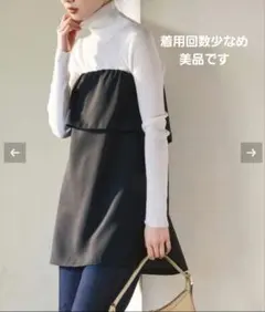 BACCA バッカ ソフトサテンバックギャザーブラウス ブラック - メルカリ