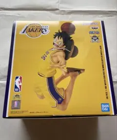 ワンピースベースショップ NBA ウォーリアーズ ルフィ フィギュア 未