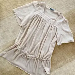 コムサイズム シフォンブラウス