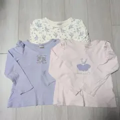 プティマイン　120　プティプラ　長袖　3枚セット